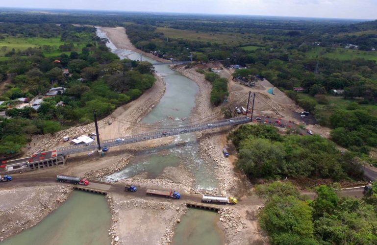 Puesta en servicio, puente provisional INVÍAS 2, Charte