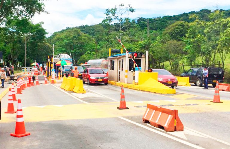 Hasta el 25 de noviembre, se realiza cierre de un carril en el peaje de Puente Amarillo