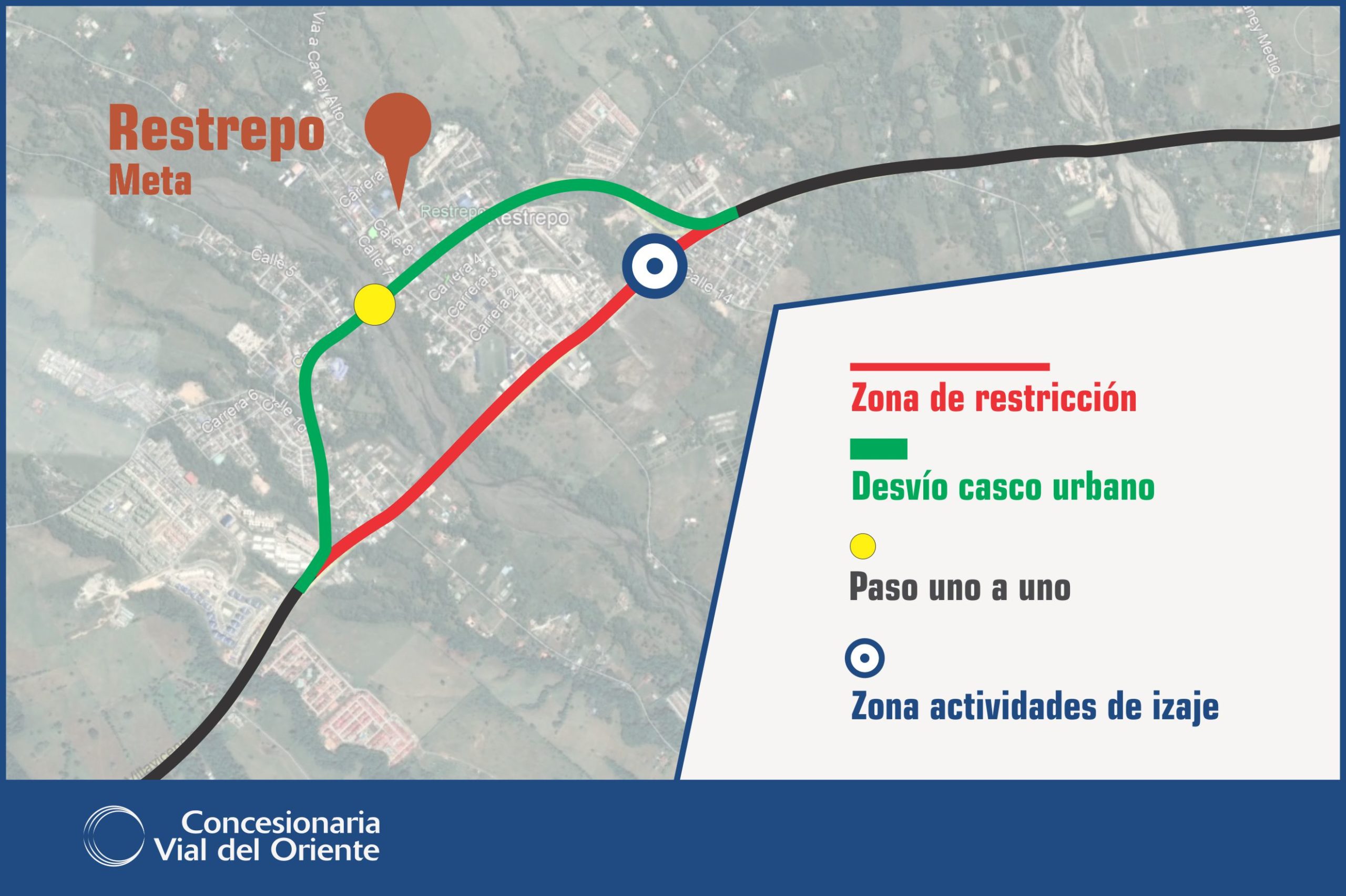 Villavicencio, 18 de diciembre de 2019. El viernes 20 y sábado 21 de diciembre de 2019 se restringirá el paso vehicular por la variante de Restrepo (ruta nacional 65MFT), en el horario comprendido entre las 9:00 p. m. y las 4:00 a. m. de cada noche, con el fin de realizar el izaje de las [&hellip;]