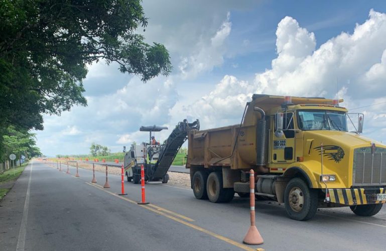 🚧 ESTADO DE LA VÍA | En el tramo Aguazul – Yopal se inició el mejoramiento de la vía existente