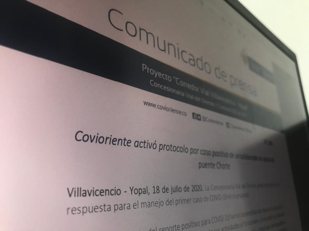 Villavicencio – Yopal, 18 de julio de 2020. La Concesionaria Vial del Oriente activó el protocolo de respuesta para el manejo del primer caso de COVID-19 en el proyecto.   Desde el momento del reporte positivo para COVID-19 fueron suspendidas las obras en la zona de El Charte donde se encontraba desempeñando sus actividades el […]