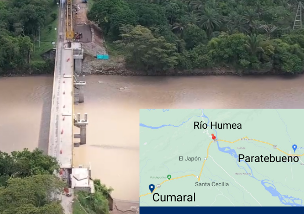 Villavicencio, 17 de noviembre de 2021. La Concesionaria Vial del Oriente informa que desde el 19 y hasta el 27 de noviembre de 2021, se realizarán cierres totales en el horario de 8:00 a. m. a 9:30 a. m. y de 2:00 p. m. a 3:30 p. m. para realizar el procedimiento de izaje y lanzado de vigas, dispuestas para el puente sobre el río Humea en el kilómetro 54+900, Ruta Nacional 6510, tramo Cumaral – Paratebueno.      Las estructuras serán movilizadas desde el punto donde previamente fueron fundidas y postensadas. […]