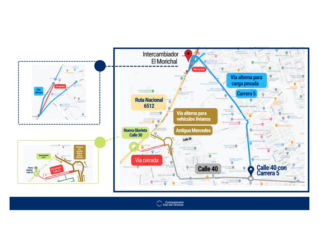 Yopal, septiembre 08 de 2022. Covioriente informa que, para dar continuidad a los trabajos de construcción en la nueva Glorieta de la Calle 30 y la rehabilitación en el intercambiador existente El Morichal, localizados entre el kilómetro 102 y 103 del tramo Aguazul – Yopal, Ruta Nacional 6512, se presentarán restricciones de movilidad las 24 […]