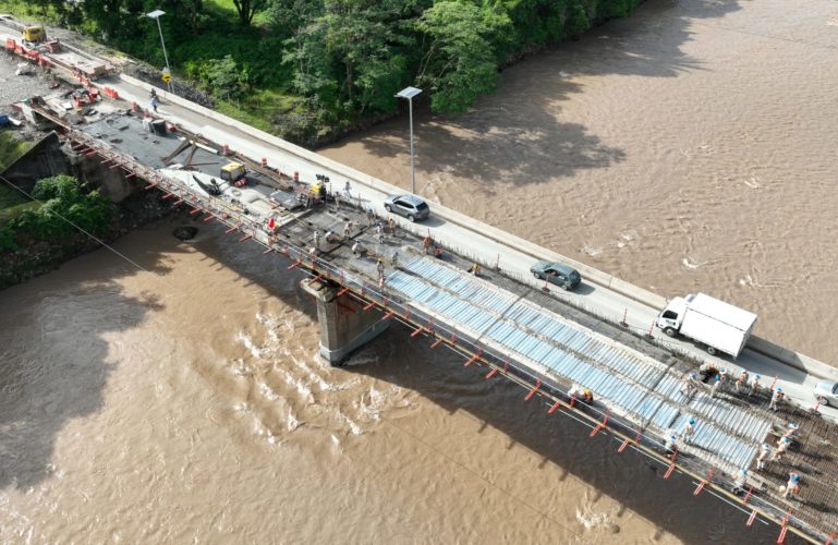 Se presentarán novedades en la movilidad en el puente Humea por vaciado de concreto