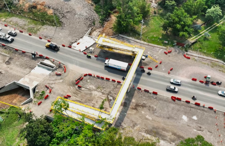 Se realizará prueba de carga del puente peatonal en el sector Puente Amarillo, Villavicencio